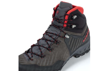 Image of Mammut Alnasca Pro II Mid GTX Approach Shoes - Mens, Dark Titanium/Spicy, 12 US, 3020-06290-00455-1110
