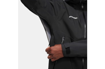 Image of Mammut Alto Guide HS Hooded Jacket - Mens, Black, Extra Large, 1010-29561-0001-116