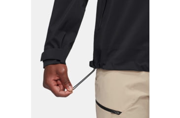 Image of Mammut Alto Guide HS Hooded Jacket - Mens, Black, Extra Large, 1010-29561-0001-116
