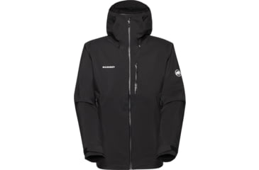 Image of Mammut Alto Guide HS Hooded Jacket - Mens, Black, Extra Large, 1010-29561-0001-116