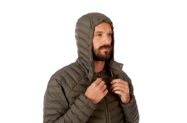 Image of Mammut Alvra Light Down Insulated Hooded Jacket - Mens, Iguana, L, 1013-00150-4584-115