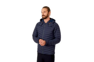 Image of Mammut Alvra Light Down Insulated Hooded Jacket - Mens, Marine, M, 1013-00150-5118-114