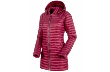 Image of Mammut Alvra Light Insulated Hooded Parka - Womens, Beet, Extra Large, 1013-00170-3490-116