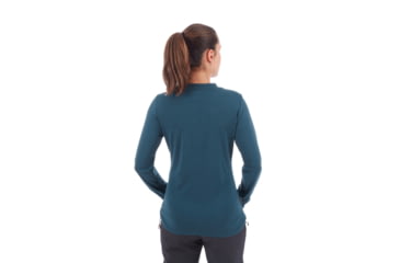 Image of Mammut Alvra Longsleeve - Womens, Wing Teal, Large, 1016-00520-50227-115