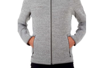 Image of Mammut Arctic Midlayer Jacket - Mens, Marble/Titanium Melange, 2XL, 1014-10394-00172-117