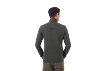 Image of Mammut Arctic Midlayer Jacket - Mens, Phantom-Black Melange, 2XL, 1014-10394-00162-117