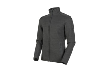 Image of Mammut Arctic Midlayer Jacket - Mens, Phantom-Black Melange, 2XL, 1014-10394-00162-117