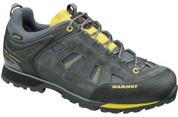 Image of Mammut Ayako Low GTX Backpacking Shoe - Men's-Graphite/Yellowstone-Medium-7.5