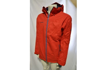 Image of Mammut Bormio HS Hooded Jacket-Men's-Large-Dark Orange