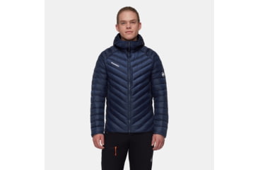 Image of Mammut Broad Peak IN Hooded Jacket - Mens, Marine/Black, Large, 1013-02961-5975-115