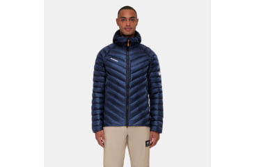 Image of Mammut Broad Peak IN Hooded Jacket - Mens, Marine/Black, Extra Large, 1013-02962-5975-116