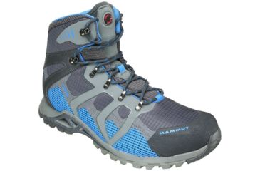 Image of Mammut Comfort High GTX SURROUND Hiking Boot - Men's-Graphite/Skyblue-Medium-10.5