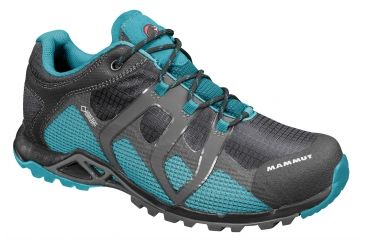 Image of Mammut Comfort Low GTX Hiking Shoe - Women's-Graphite/Pacific-Medium-6.5 US