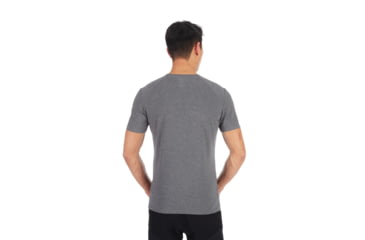 Image of Mammut Crashiano Pocket T-Shirt - Mens, Black Mlange/Black, Large, 1017-00920-0034-115