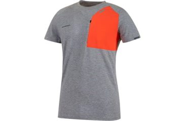 Image of Mammut Crashiano Pocket T-Shirt, Storm Melange-Zion, XL, 1017-00920-00275-116
