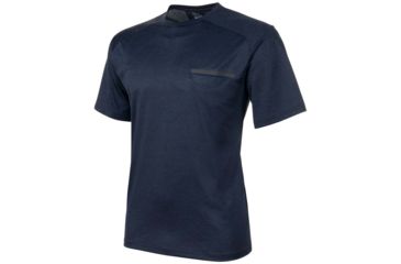 Image of Mammut Crashiano T-Shirt - Mens, Marine Melange, Small, 1017-01720-5784-113