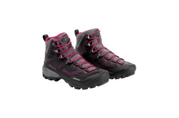 Image of Mammut Ducan High GTX Backpacking Boots - Womens, Phantom/Dark Pink, 6.5 US, 3030-03480-00309-1050