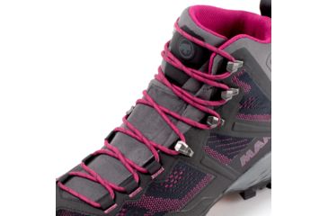 Image of Mammut Ducan High GTX Backpacking Boots - Womens, Phantom/Dark Pink, 6.5 US, 3030-03480-00309-1050