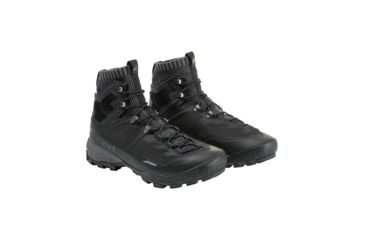 Image of Mammut Ducan Knit High GTX Backpacking Boots - Mens, Black/Titanium, 13.5 US, 3030-03490-0486-1550