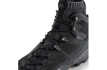Image of Mammut Ducan Knit High GTX Backpacking Boots - Mens, Black/Titanium, 13.5 US, 3030-03490-0486-1550