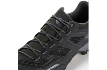 Image of Mammut Ducan Low GTX Backpacking Shoes - Womens, Black/Titanium, 8 US, 3030-03530-0486-1065