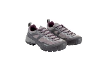 Image of Mammut Ducan Low GTX Backpacking Shoes - Womens, Light Titanium/Light Galaxy, 9 US, 3030-03530-00307-1075