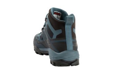 Image of Mammut Ducan Mid GTX Backpacking Boots - Mens, Black/Light Poseidon, 14 US, 3030-03540-00289-1300