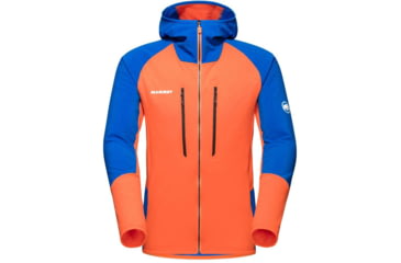 Image of Mammut Eiswand Advanced ML Hooded Jacket - Mens, Arumita/Azurit, Medium, 1014-02290-2218-114