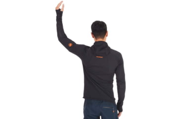 Image of Mammut Eiswand Advanced ML Hooded Jacket - Mens, Black, Extra Large, 1014-00730-0001-116