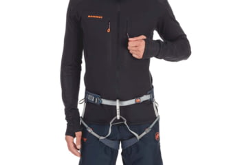 Image of Mammut Eiswand Advanced ML Hooded Jacket - Mens, Black, Extra Large, 1014-00730-0001-116