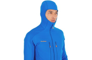 Image of Mammut Eiswand Advanced ML Hooded Jacket - Mens, Ice, Extra Large, 1014-00730-5072-116