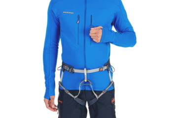 Image of Mammut Eiswand Advanced ML Hooded Jacket - Mens, Ice, Extra Large, 1014-00730-5072-116