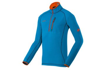 Image of Mammut Eiswand Zip Pull Light Pullover - Mens-Cyan-X-Large