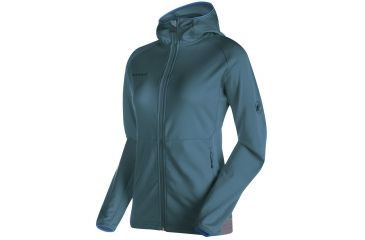 Image of Mammut Get Away ML Hooded Jacket - Women's-Orion Melange-Large