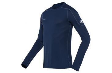 Image of Mammut Go Dry Longsleeve - Men's-Dark Ensign-Large