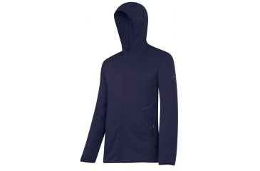 Image of Mammut Go-Far Hooded Jacket - Mens-Indigo Melange-Medium