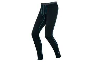 Image of Mammut Go Warm Pants Long - Men's-Black/Cyan-X-Small
