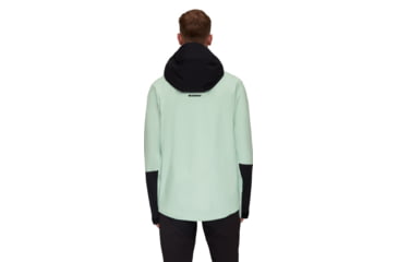 Image of Mammut Haldigrat Air HS Hooded Jacket - Mens, Neo Mint/Black, Large, 1010-30380-40251-115