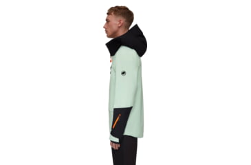 Image of Mammut Haldigrat Air HS Hooded Jacket - Mens, Neo Mint/Black, Large, 1010-30380-40251-115