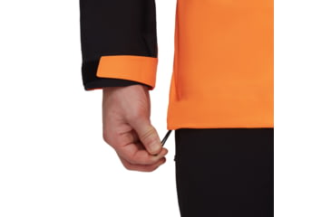 Image of Mammut Haldigrat Air HS Hooded Jacket - Mens, Tangerine/Black, Small, 1010-30380-2260-113