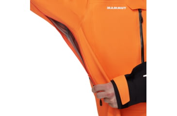 Image of Mammut Haldigrat Air HS Hooded Jacket - Mens, Tangerine/Black, Small, 1010-30380-2260-113
