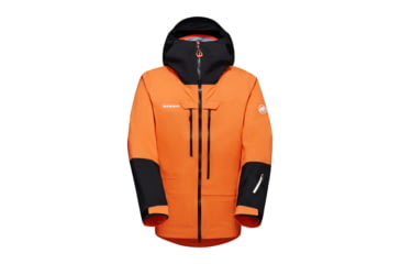 Image of Mammut Haldigrat Air HS Hooded Jacket - Mens, Tangerine/Black, Small, 1010-30380-2260-113