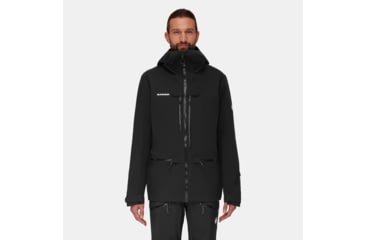 Image of Mammut Haldigrat HS Hooded Jacket - Mens, Black, Medium, 1010-30361-0001-114