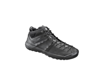 Image of Mammut Hueco Advanced Mid GTX Approach Shoes - Womens, Black-Black, US 9, 3020-06100-0052-1075