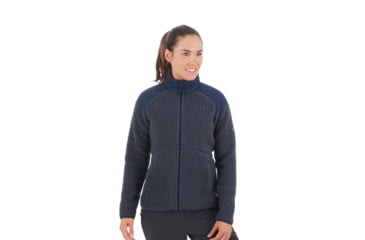 Image of Mammut Innominata Pro Midlayer Jacket - Womens, Peacoat, Small, 1014-01500-50125-113