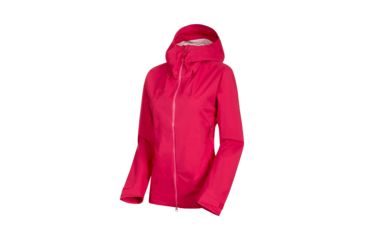 Image of Mammut Kento Hardshell Hooded Jacket - Womens, Dragon Fruit, Large, 1010-26840-3547-115