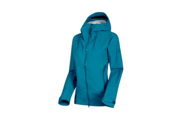 Image of Mammut Kento Hardshell Hooded Jacket - Womens, Sapphire, Extra Small, 1010-26840-50226-112