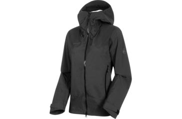 Image of Mammut Kento Hooded Jacket - Womens, Black, Small, 1010-26840-0001-113