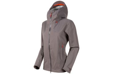 Image of Mammut Kento Hooded Jacket - Womens, Shark, Medium, 1010-26840-0188-114