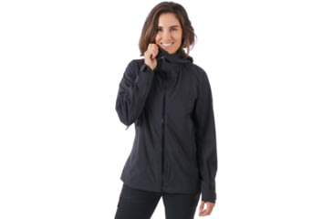 Image of Mammut Kento HS Hooded Jacket - Womens, Black, Extra Large, 1010-26840-0001-116